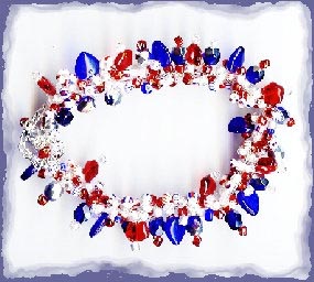 4th of July Bracelet Instructions