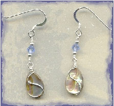 Swarovski Crystals and Abalone