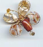 Elegant Butterfly with Goldfield Jasper