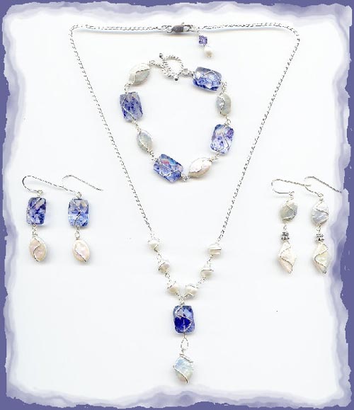 Blueberry Quartz Set